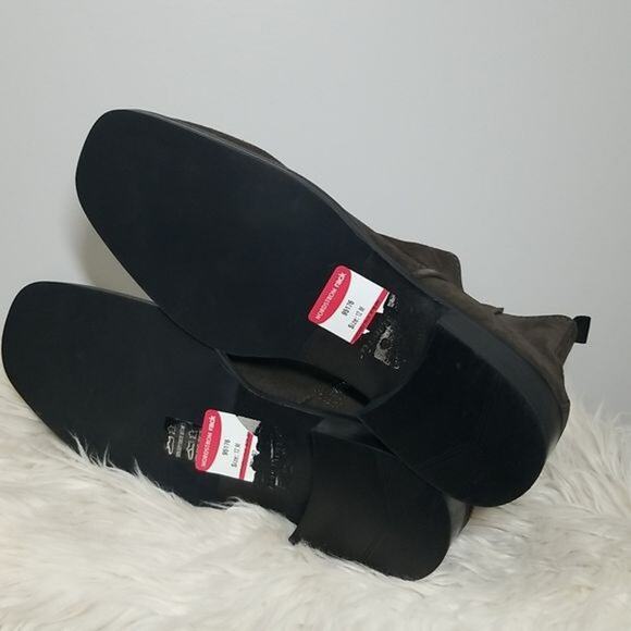 ALLSAINTS Seth Suede Pull on Chelsea boots Bitter Chocolate - Picture 6 of 10